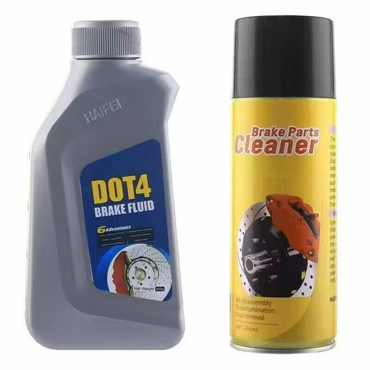 15oz DOT 4 Brake Fluid 450ml Brake Cleaner Spray Bottle CA