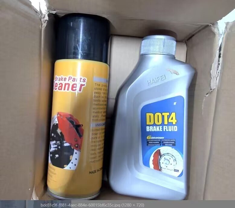 15oz DOT 4 Brake Fluid 450ml Brake Cleaner Spray Bottle CA