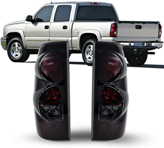 1999–2006 Chevy Silverado 1500 Smoked Rear Tail Lights