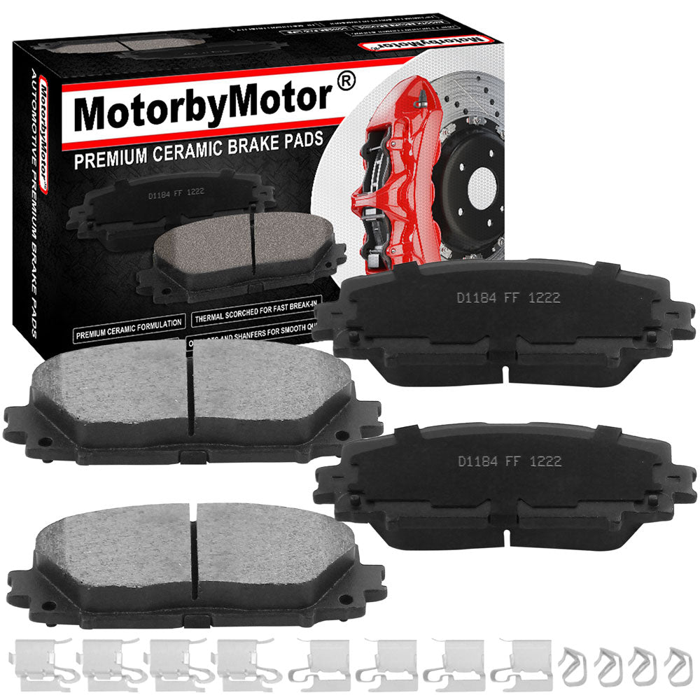 Toyota Prius Prius Plug-In Lexus CT200h Front Ceramic Brake Pads Shims