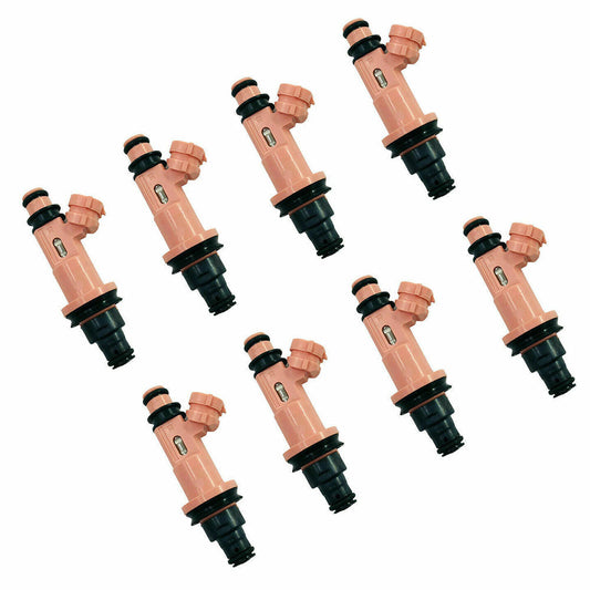 Toyota OEM Denso Fuel Injectors Set (8) 23250-50030 for 1998-2010 Lexus 4.0L 4.3L V8