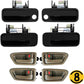 4pcs Exterior + 4pcs Interior Door Handles Fit 1997 1998 1999 2000 2001 Toyota Camry Front/Rear Driver and Passenger Side Door Handle, Replace 69220-AA010 (Inside and OutSide Car Door Handle)