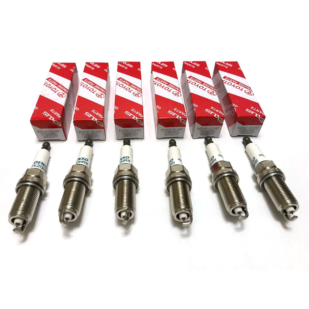 Toyota Spark Plugs Denso 90919-01247 3426 FK20HR11 6pcs