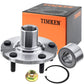 TIMKEN wheel hub assembly kit with bearing, nut, and snap ring, durable and precise, easy installation