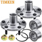 TIMKEN wheel hub assembly kit with bearing, nut, and snap ring, durable and precise, easy installation