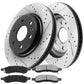 2007 - 2016 GMC Acadia Front Brake Rotors and Brake Pads Set