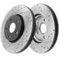 2010 - 2017 Chevrolet Equinox Rear E - Coated Black Brake Rotors