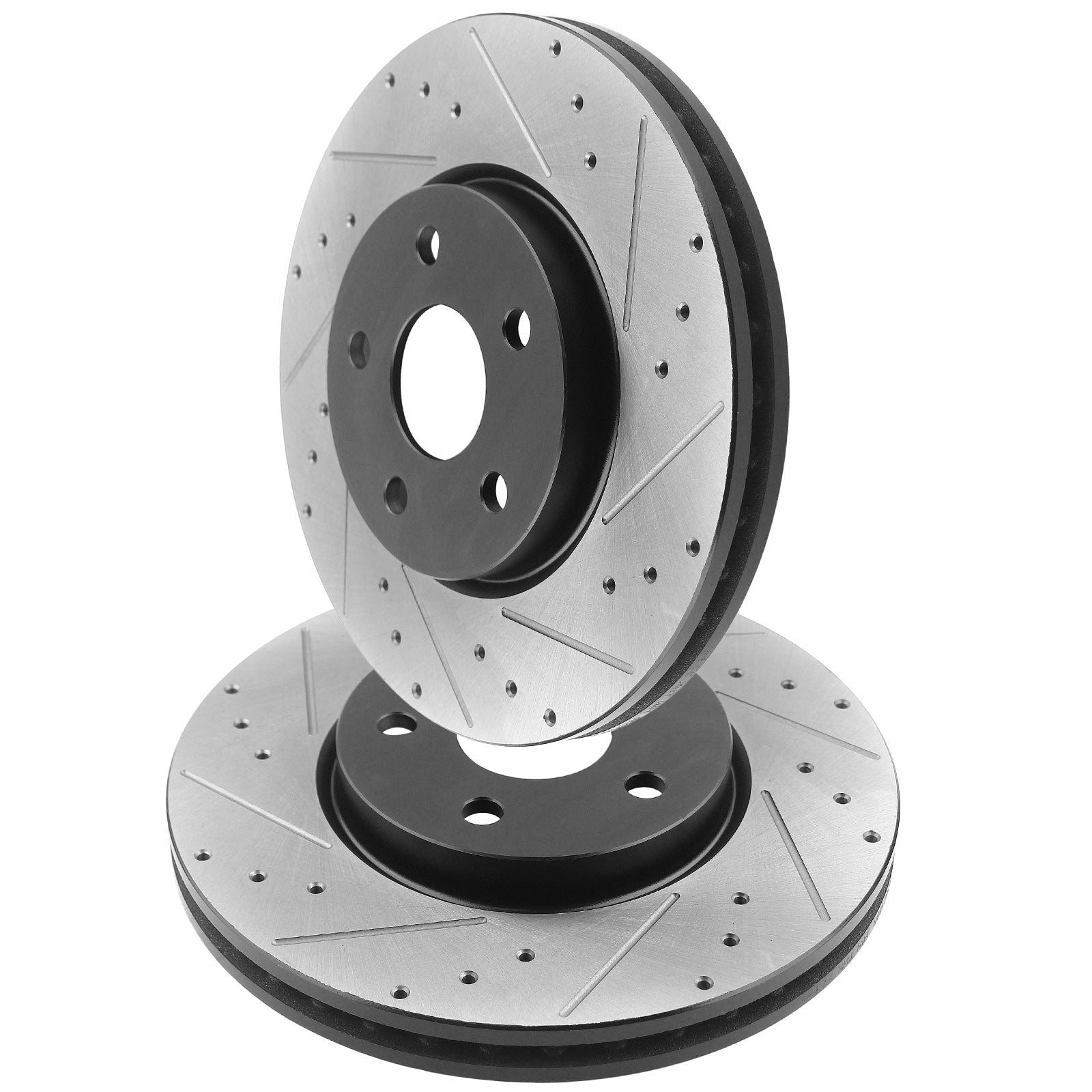 2010 - 2017 Chevrolet Equinox Rear E - Coated Black Brake Rotors