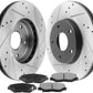 2011-2017 Durango & Grand Cherokee Rear Brake Rotor and Pad Kit