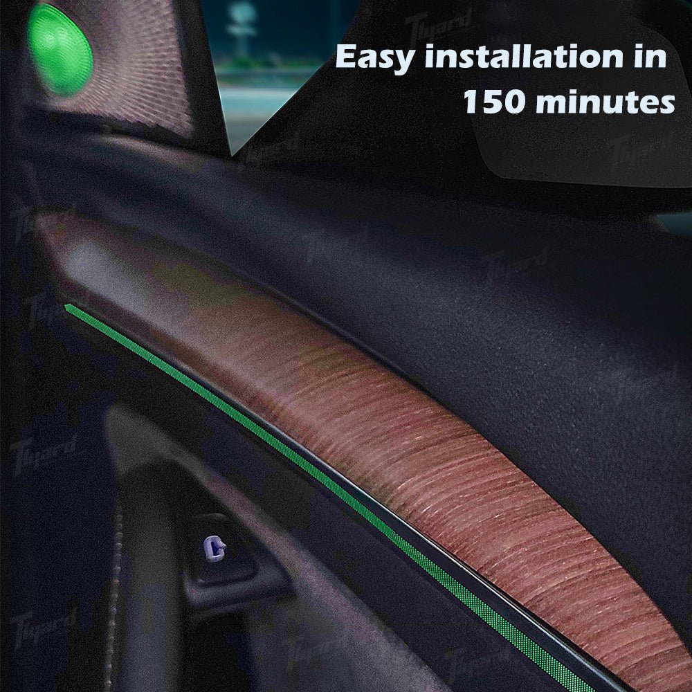 2017 - 2019.02 Model 3 Interior Laser Ambient Lights 128 RGB Colors Tesla Atmosphere LED
