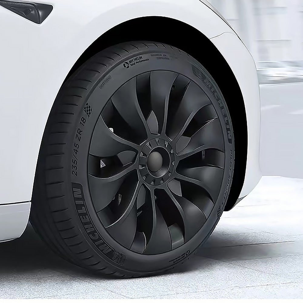 2017 - 2023 Model 3 18 Inches Uberturbine Wheel Caps Wheel Covers Hubcap