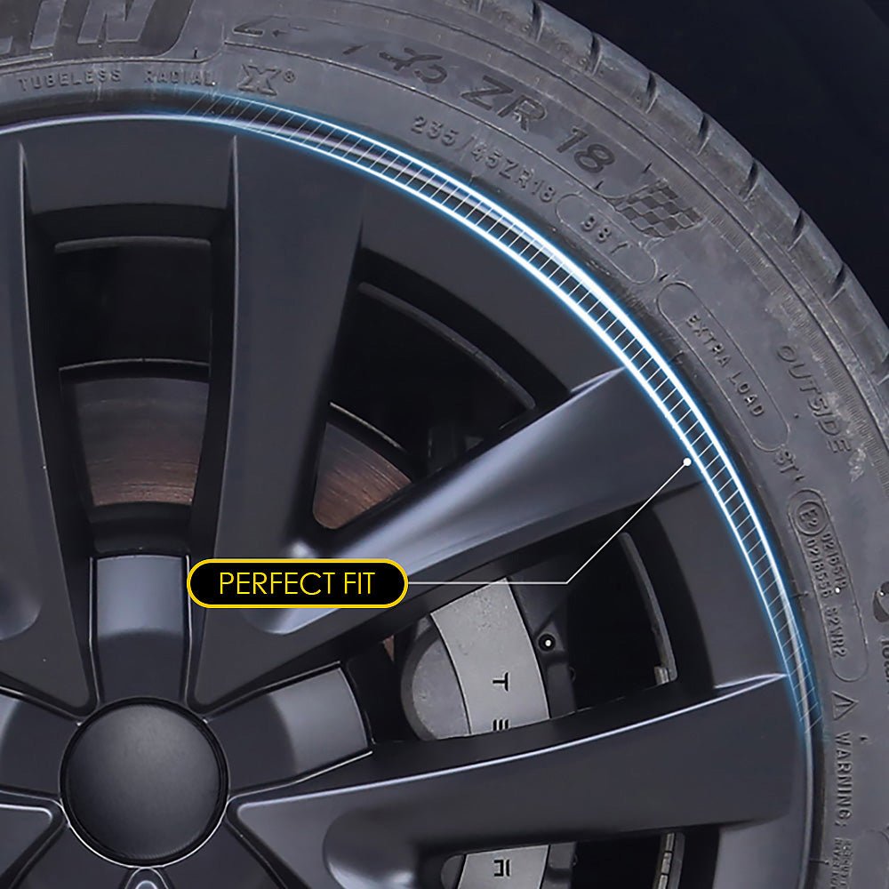 2017 - 2023 Model 3 Arachnid Hubcaps 18 Inches Wheel Covers Wheel Caps