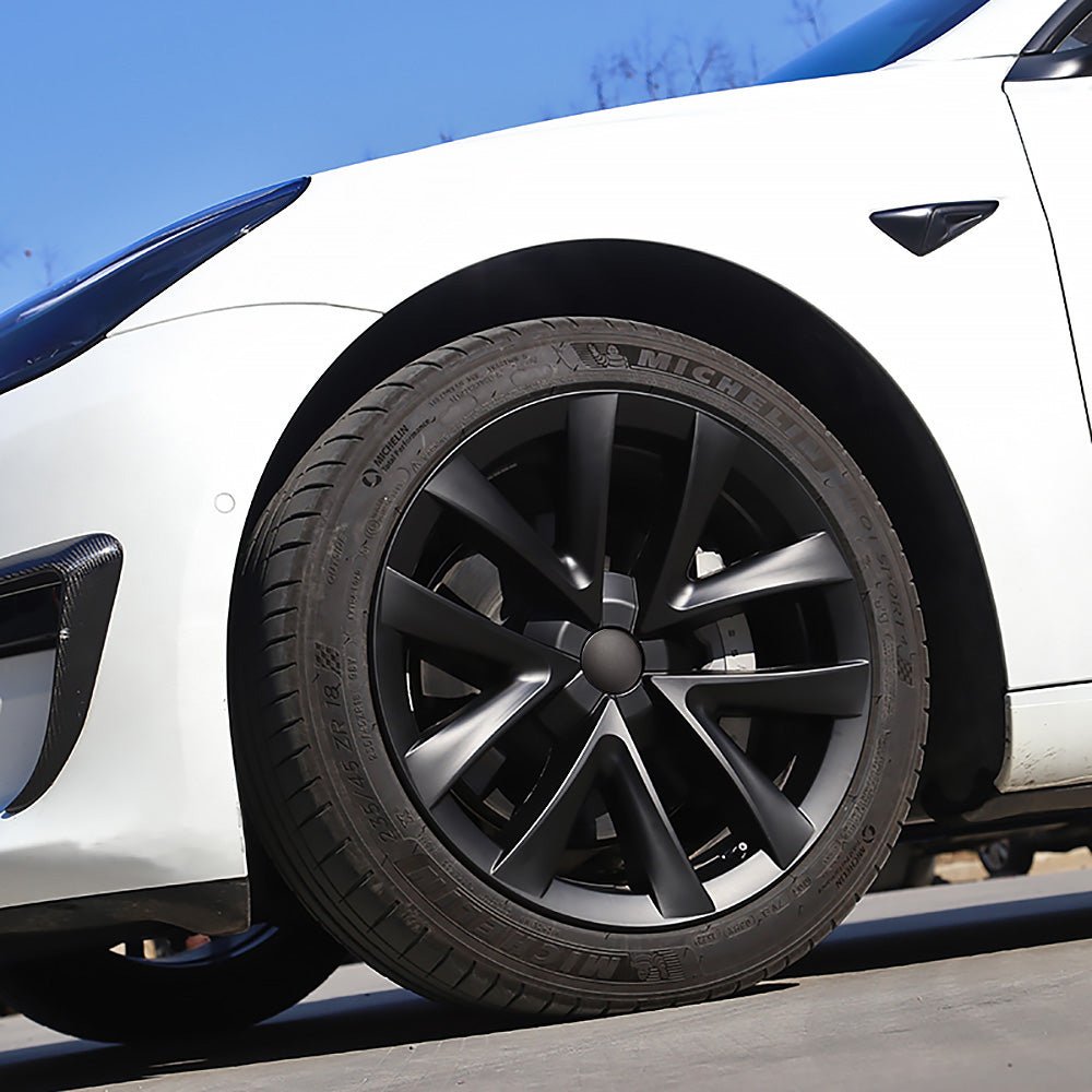 2017 - 2023 Model 3 Arachnid Hubcaps 18 Inches Wheel Covers Wheel Caps