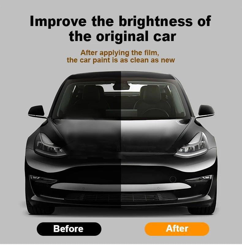 2017 - 2023 Model 3 Premium Transparent Full Cover TPU Film – Ultimate Scratch Defense| Tlyard