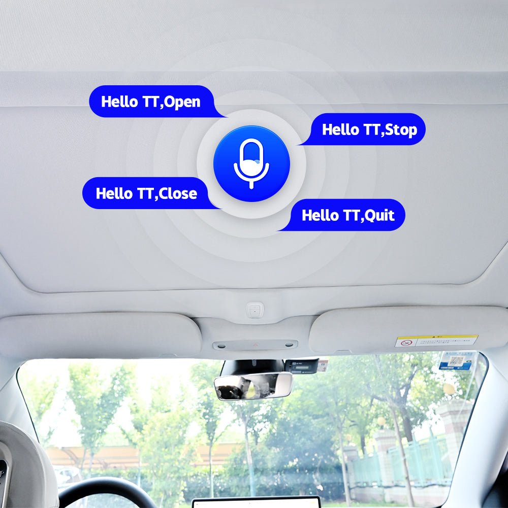 2017 - 2023.09 Model 3 Ventilated Cooling Seat Cover + Smart Voice Control Electric Retractable Sunshade Combo – Premium Car Cooling & Sun Protection Accessories