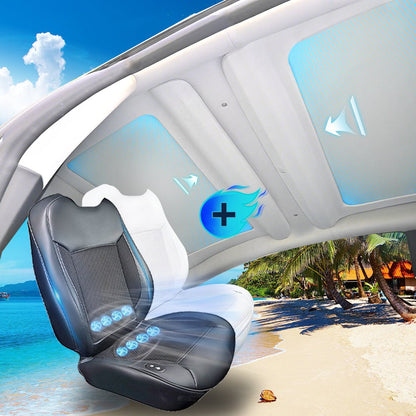 2017 - 2023.09 Model 3 Ventilated Cooling Seat Cover + Smart Voice Control Electric Retractable Sunshade Combo – Premium Car Cooling & Sun Protection Accessories