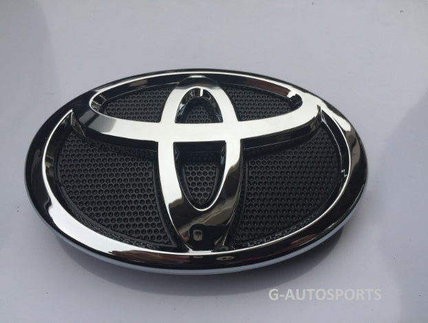 Toyota Camry Hood Grill Emblem Black Chrome Badge 2007 2008 2009 75311 06060