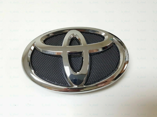 Toyota Camry Hood Grill Emblem Black Chrome Badge 2007 2008 2009 75311 06060