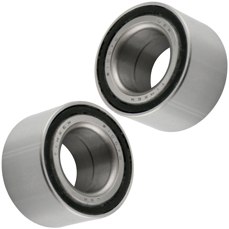 Two TIMKEN wheel bearings (model 510070) with two orange-black TIMKEN boxes, automotive replacement parts.

