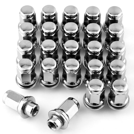 24pcs For Toyota Tacoma 4 Runner Factory Stainless Lug Nuts