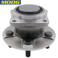 MOOG wheel hub assembly and bearing, yellow branded box, automotive replacement part.

