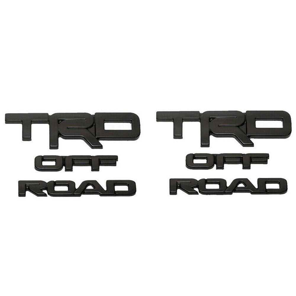 Toyota 4Runner TRD Off-Road Emblems - Black Set of Two, Part Number 00016-89707