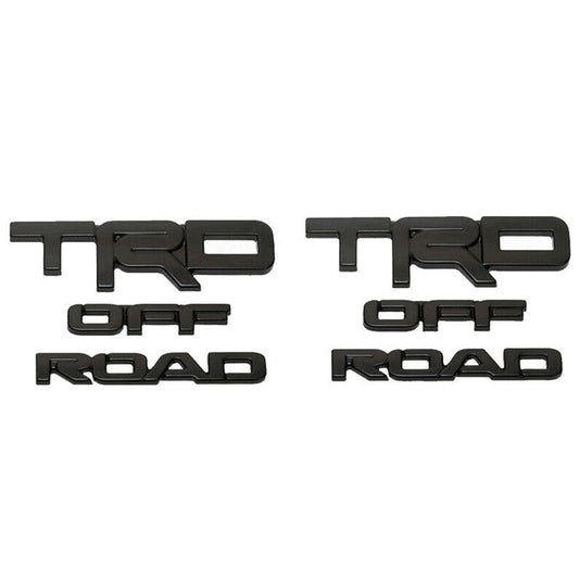Toyota 4Runner TRD Off-Road Emblems - Black Set of Two, Part Number 00016-89707
