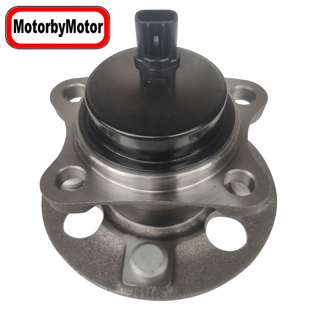 MotorbyMotor 512636 Rear Wheel Bearing and Hub Assembly Fits for Toyota Yaris Hatchback 2015 2016 2017 2018 2019 Wheel Hub w/4 Lugs