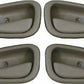 4x Inside Left Right LH RH Side Door Handle For 98-02 Toyota Corolla Chevy Prizm