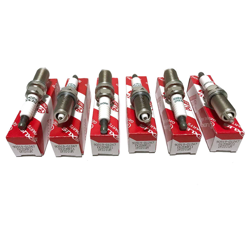 Toyota Spark Plugs Denso 90919-01247 3426 FK20HR11 6pcs