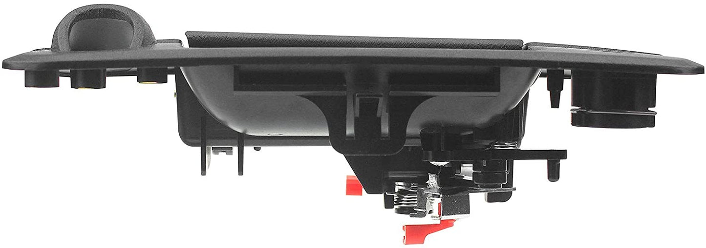 Rear Tailgate Door Handle Fits for Toyota Tundra 2007 2008 2009 2010 2011 2012 2013 Door Handle-Chrome w/ Camera Hole (Black)-Exterior Outside Outer