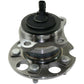 MotorbyMotor 512421 Rear Left Side Wheel Bearing & Hub Assembly Fits for 2009-2016 Toyota Venza Wheel Hub w/5 Lugs (2WD, FWD)-Driver Side