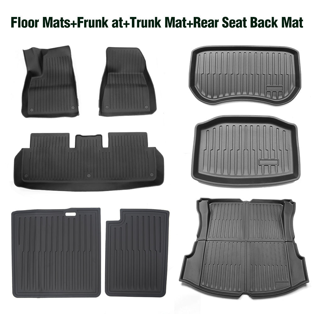 40%OFF - Tesla Model 3 3D Floor Mats Waterproof Frunk Trunk Full Set Mats For All Weather