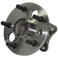 MOOG premium wheel hub assembly with integrated ABS sensor gear, durable construction, corrosion-resistant finish, and easy bolt-on installation, ideal for reliable vehicle performance.