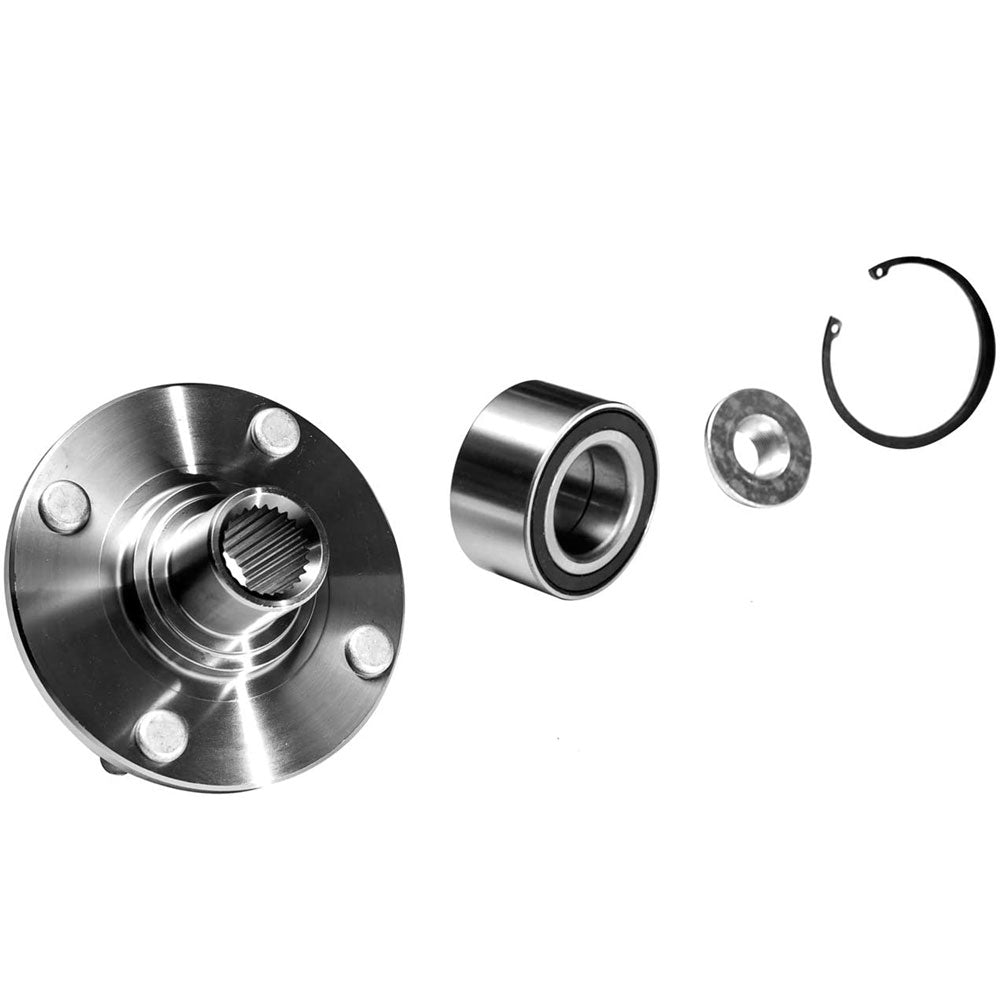 MotorbyMotor 518510 Front Wheel Bearing and Hub Assembly Fits for 2000-2011 Ford Focus Wheel Hub w/4 Lugs w/ABS