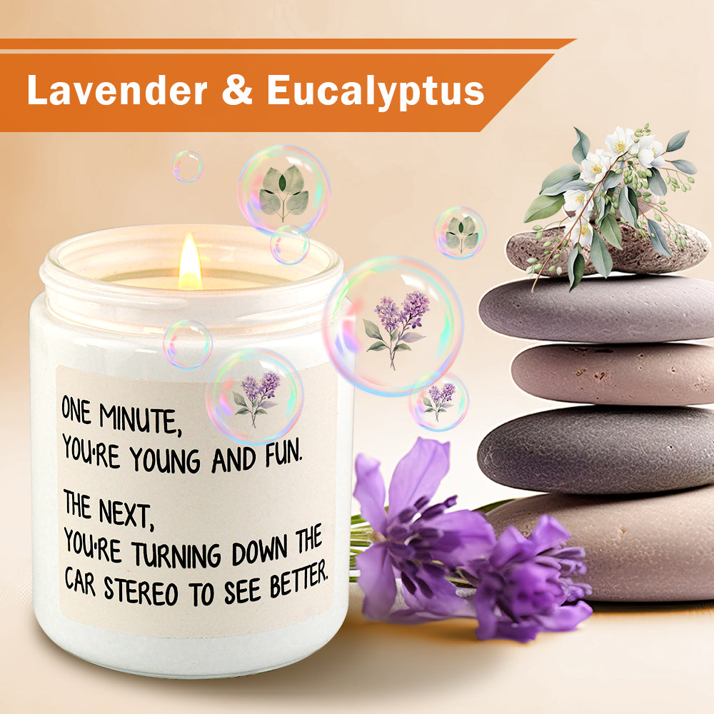 Funny Series Aromatherapy Car Candle | Premium Lavender Gift