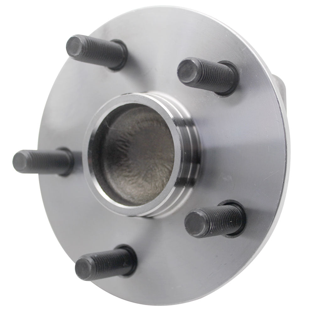 MOOG wheel hub assembly and bearing, yellow branded box, automotive replacement part.

