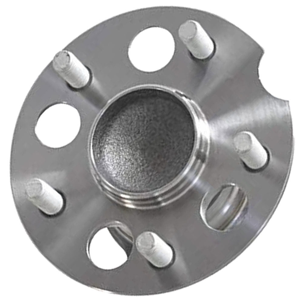 MOOG wheel hub assembly and bearing with sensor, yellow branded box, automotive replacement part.

