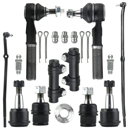 Dodge Ram 2500 3500 4WD 10pc Front Ball Joints Tie Rod Kit