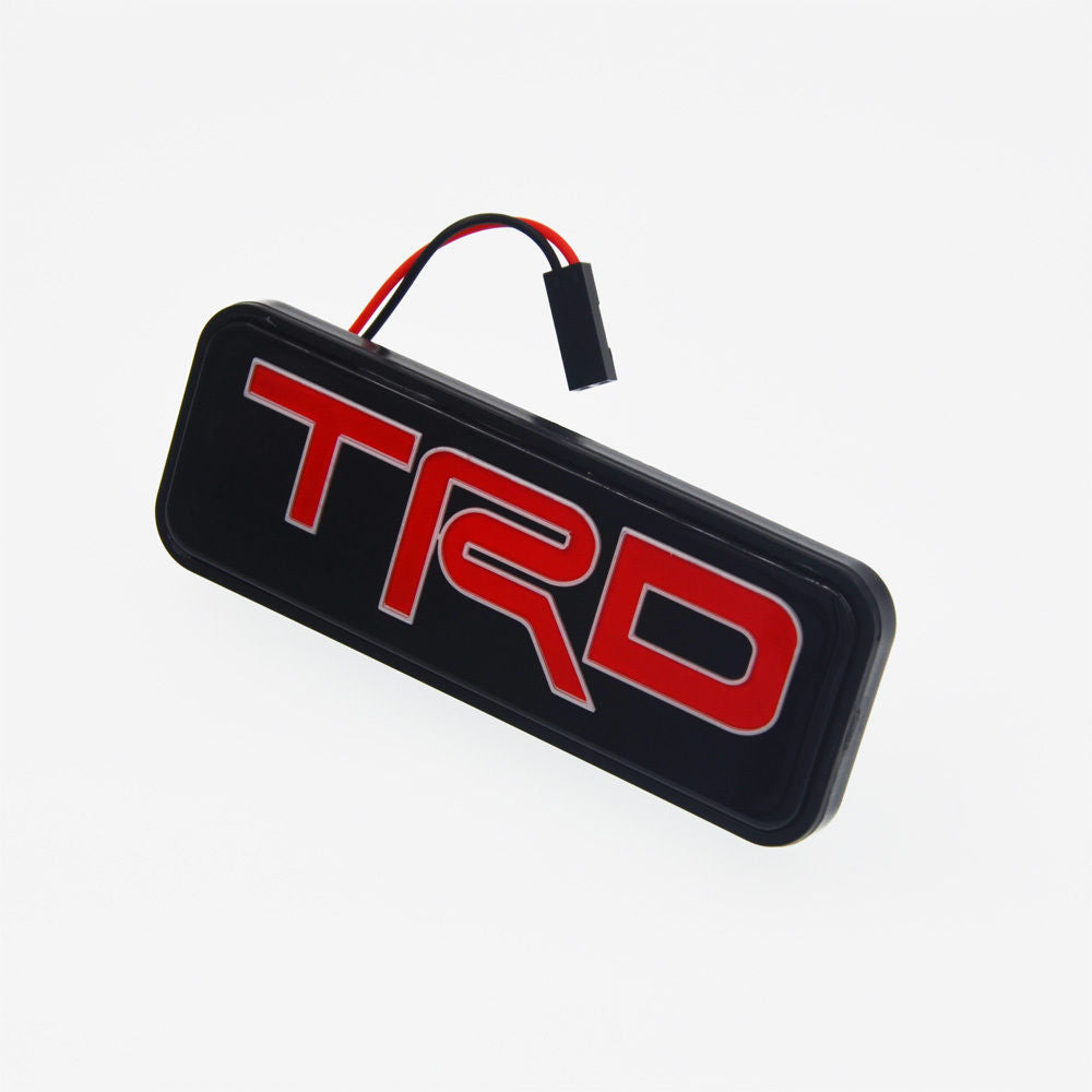 TRD LED Red Emblem Car Front Grille Badge For Toyota Camry Corolla Yaris - AFA-Motors