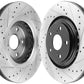 328mm Front E-Coating Brake Rotors And Pads For Toyota Highlander Sienna Lexus