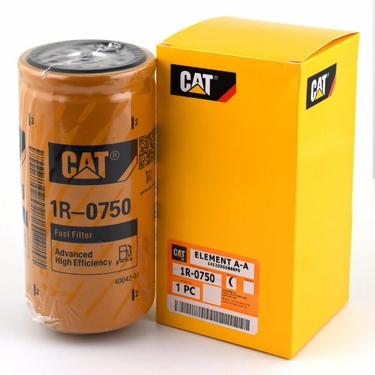 Caterpillar 1R0750 Fuel Filter Advanced Efficiency OEM 2 Packs