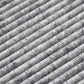 Cabin air filter C26176 with activated carbon pleated media, white frame labeled "MADE IN CHINA AIR FLOW" with directional arrow.

