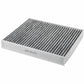RBC36154 cabin air filter with activated carbon pleated media for superior air purification and odor elimination.

