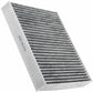 RBC36154 cabin air filter with activated carbon pleated media for superior air purification and odor elimination.

