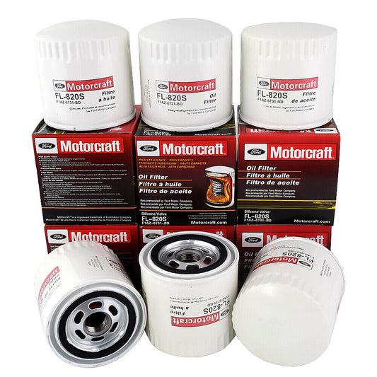 Ford Lincoln Mercury Motorcraft Engine Oil Filter FL820S F1AZ6731BD 6Pack