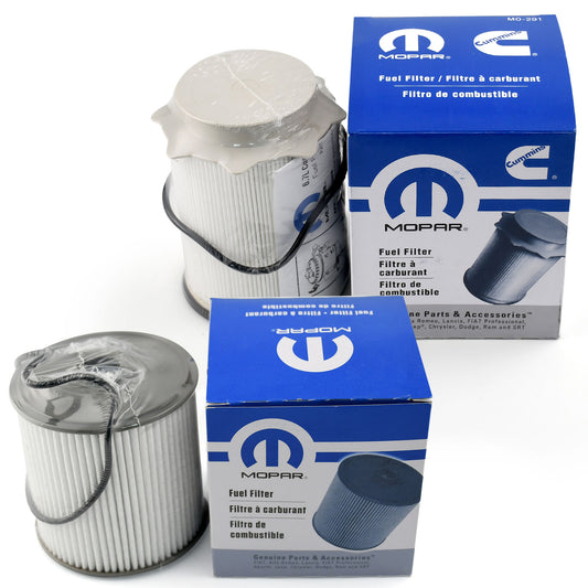 19 -20 Ram 2500 3500 4500 68436631AA 68157291AA Mopar Diesel Fuel Filter Set
