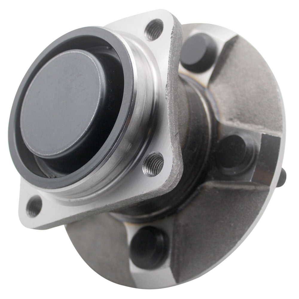 MOOG wheel hub assembly and bearing, yellow branded box, automotive replacement part.

