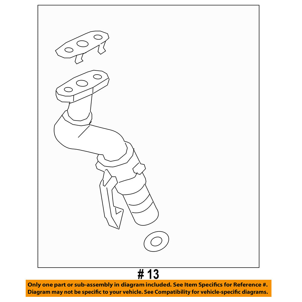GM TURBO COOLANT RETURN HOSE NEW 55587854 Fit For 2011-2016
