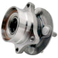 MOOG wheel hub assembly and bearing with yellow branded box, automotive replacement part.

